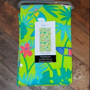 Toucan Beach Towel - 2 ft 4 in x 5ft NEW